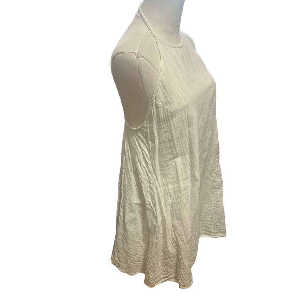 Capulet Revolve Ivory Y-Back Mini Dress Cotton Gauze Racerback XS - Picture 3 of 9